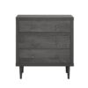 Nystrom - Mid Century Modern 3 Drawer Chest - Gray - Image 4
