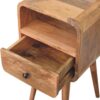 Mini Curve Open Nightstand - Oak - Image 5