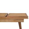 Larissa - Triple Accent Cane Bench - Beige - Image 7