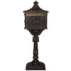 Cast Aluminum Mail Box, Postal Box, Mailbox - Bronze - Image 6