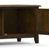 Burlington - Low TV Media Stand - Mahogany - Image 7