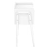 Accent Table, Side Contemporary & Versatile Placement - White - Image 5