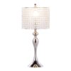 Ashland - Contemporary Table Lamp Round Clear Crystal Beads (Set of 2) - Polished Nickel - Image 3