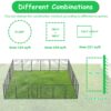 Dog Playpen Foldable 24 Panels Dog Pe Height Pet Enclosure Dog Fence Outdoor With Lockable Door For Large / Medium / Small Dogs, Puppy Playpen, RV, Camping Pet Fence - Black - Image 7
