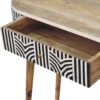 Inlay - Edessa Bone Console Table - Oak - Image 6