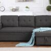 3 Piece Upholstered Sectional - Dark Gray - Image 13