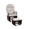 Madison - Glider & Ottoman - Espresso / Latte - Image 2