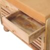Shutter Shoe Rack With 2 Drawers - Beige - Image 2