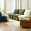 Detachable Chenille Single 360 Swivel Rocking Rocker, 360 Swivel Sofa Chair & Single Sofa Lounge, Comfortable Seating For Living Room & Bedroom, 1 Piece - Dark Gray - Image 2