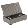 Convertible Ottoman Sleeper With Memory Mattress - Gray - Gray - Image 10