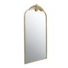 Full Length Mirror, Arched Mirror Hanging Or Leaning Against Wall, LargeMirror For Living Room - Gold - Image 3