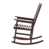 Acacia Indoor Rocking Chair, Outdoor Solid Patio Furniture New Style - Brown - Image 11