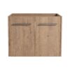 Modern Floating Bathroom Vanity With Resin Sink Soft Close Doors 24" Plywood Design - Imitative Oak - Image 16