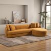 Chandler - Right Sectional Sofa - Cognac - Image 9