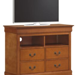Elegant Media Chest For Your Living Space - Oak