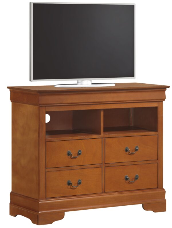 Elegant Media Chest For Your Living Space - Oak