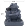 Whimsical - Neptune Umbrella Base With Frog Design - Gray - Image 2