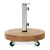 Ralph - Round Umbrella Base - Teak - Image 2