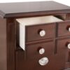 Elegant Traditional Nightstand - Cappuccino - Image 3