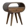 ed Circular Bedside Table - Gray Wash - Image 4