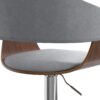Lowell - Adjustable Swivel Bar Stool - Stone Gray - Image 5