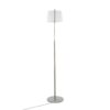 March - Contemporary Floor Lamp - Nickel / White - Image 5