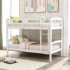 Twin Over Twin Bunk Bed & Ladder - White - Image 7