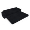 Modern Minimalist Style L Shape Modular Sectional Sofa - Black - Image 8