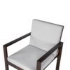 Patio Dining Set Outdoor Dining Table And Chair Set With And Removable Cushions For Patio, Backyard, Garden - Dark Brown - Image 26