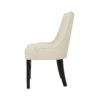 Cheney - Contemporary Dining Chair (Set of 2) Tufted Fabric Upholstery - Beige - Image 10