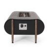 Vernon - Rectangle Fire Pit 50, 000 Btu - Dark Gray - Image 15