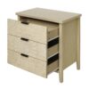 3 Drawer Cabinet, American Furniture, Suitable For Bedroom, Living Room, Study - Natural - Image 15