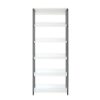 Fiona - Modern Walk In Closet With 5 Shelves And Metal - White - Image 2