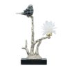 Aluminum Candle Holder & Marble Stand - Multicolor - Image 2