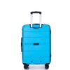 Hardshell Suitcase Spinner Wheels Pp Luggage Sets Lightweight Suitcase With Tsa Lock, 3 Piece Set (20/24/28) - Light Blue - Image 8