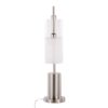 Cannes - Contemporary Table Lamp - Nickel / White - Image 3