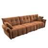 3 Seater Sofa Set Frame, Cover - Burnt Orange - Image 17