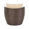 Kono - 3 Pieces Chat Set Outdoor Furniture - Brown / Beige - Image 14