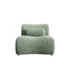 1 Piece Luxury Chenille Fabric Modular Sofa With Spring Cushions & Hidden Legs - Green - Image 5