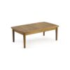 2 Piece Patio Set With Slatted Back Loveseat And Coffee Table - Teak - Image 8