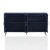 Modern Lacquered 4 Door Wooden Cabinet Sideboard Buffet Server Cabinet Storage Cabinet, For Living Room, Entryway, Hallway, Office, Kitchen And Dining Room - Navy Blue - Image 11