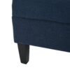 Foot Rest Under Desk Ottoman, Rectangle Foot Stool, Footrest Leg Rest For Sofa, Ottoman Rest Stools For Living Room Entryway - Navy Blue - Image 7