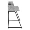 Computer Desk For Home Office, Laptop, Storage Shelves, Elegant Design - Gray - Image 4