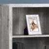 Bookshelf, Bookcase, Etagere, 5 Tier, For Office, Contemporary & Modern - Gray - Image 8