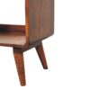 Curved Double Slot Media Unit - Dark Brown - Image 4
