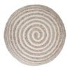 Yolanda - Round Pouf - Natural - Image 5