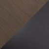 Elia - Contemporary Adjustable Bar Table - Black / Walnut - Image 3