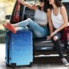 Hardshell Luggage Sets 3 Piece Gradient Color Expandable Suitcase With Spinner Wheels And Tsa Lock Lightweight 20" 24" 28" Available - Blue / Light Blue - Image 2