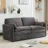 Cozy Upholstered Loveseat Sofa Oversized Comfy Comfy Cloud Sofa Double Cushion Loveseat Sofa Plush Cushion Sofa Couch For Living Room - Gray - Image 9