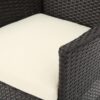 Clementine - Outdoor Wicker Dining Chairs Set With Water Resistant Cushions (Set of 2) - Brown Multi - Image 11